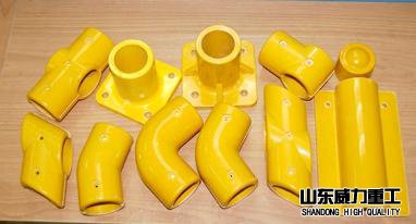 1000噸液壓機加工成型的玻璃鋼連接件