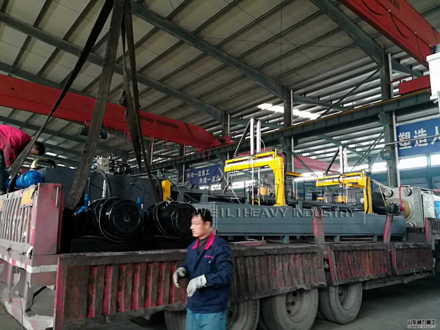 錨桿托盤生產(chǎn)設(shè)備發(fā)貨